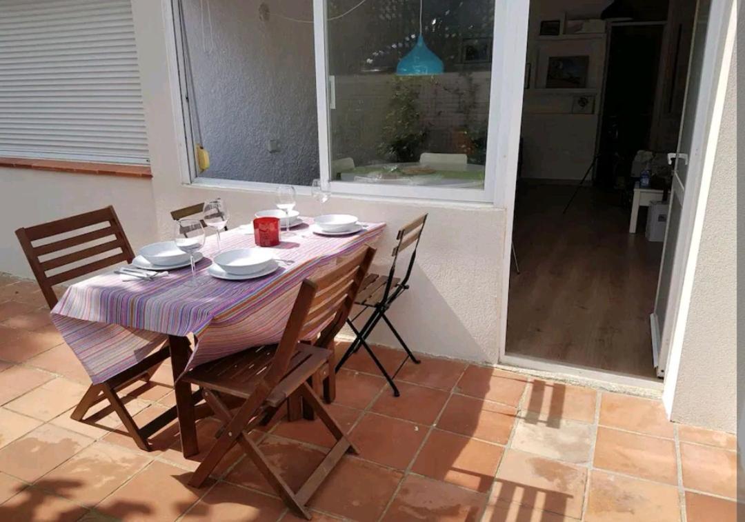 Apt con piscina en Calella de Palafrugell, parking gratuito Esterno foto