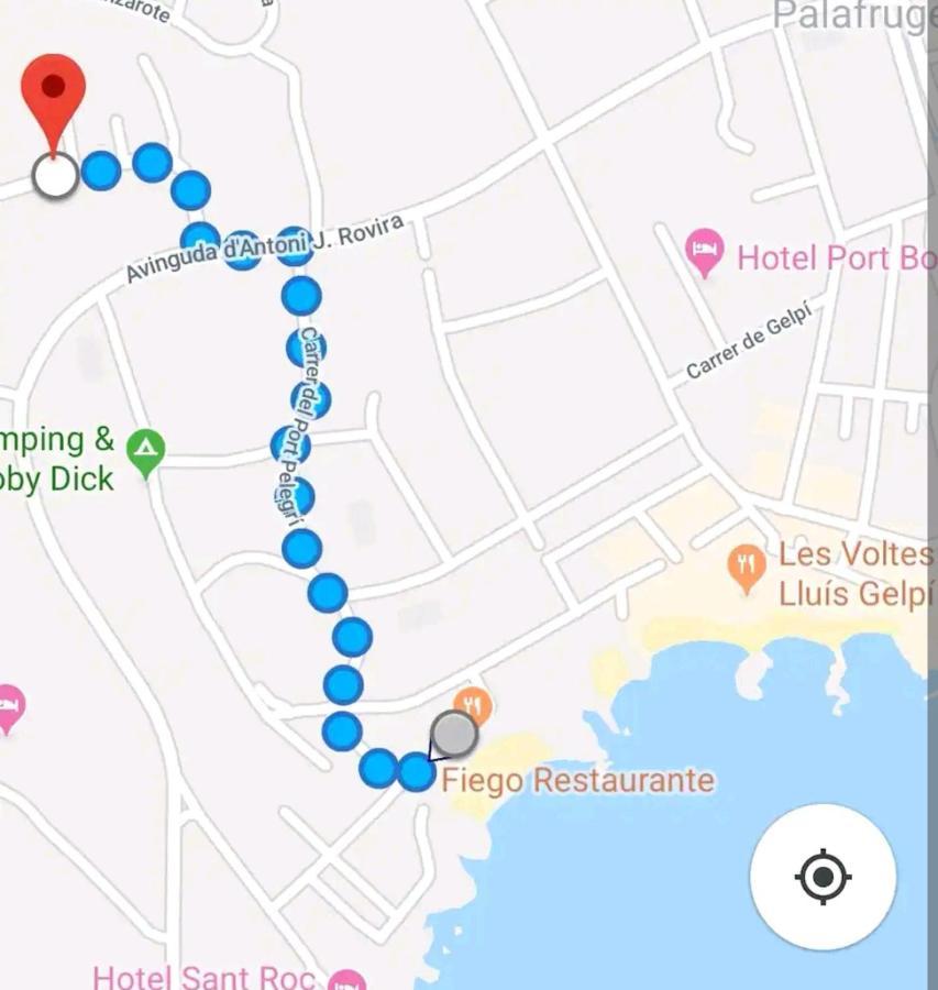 Apt con piscina en Calella de Palafrugell, parking gratuito Esterno foto